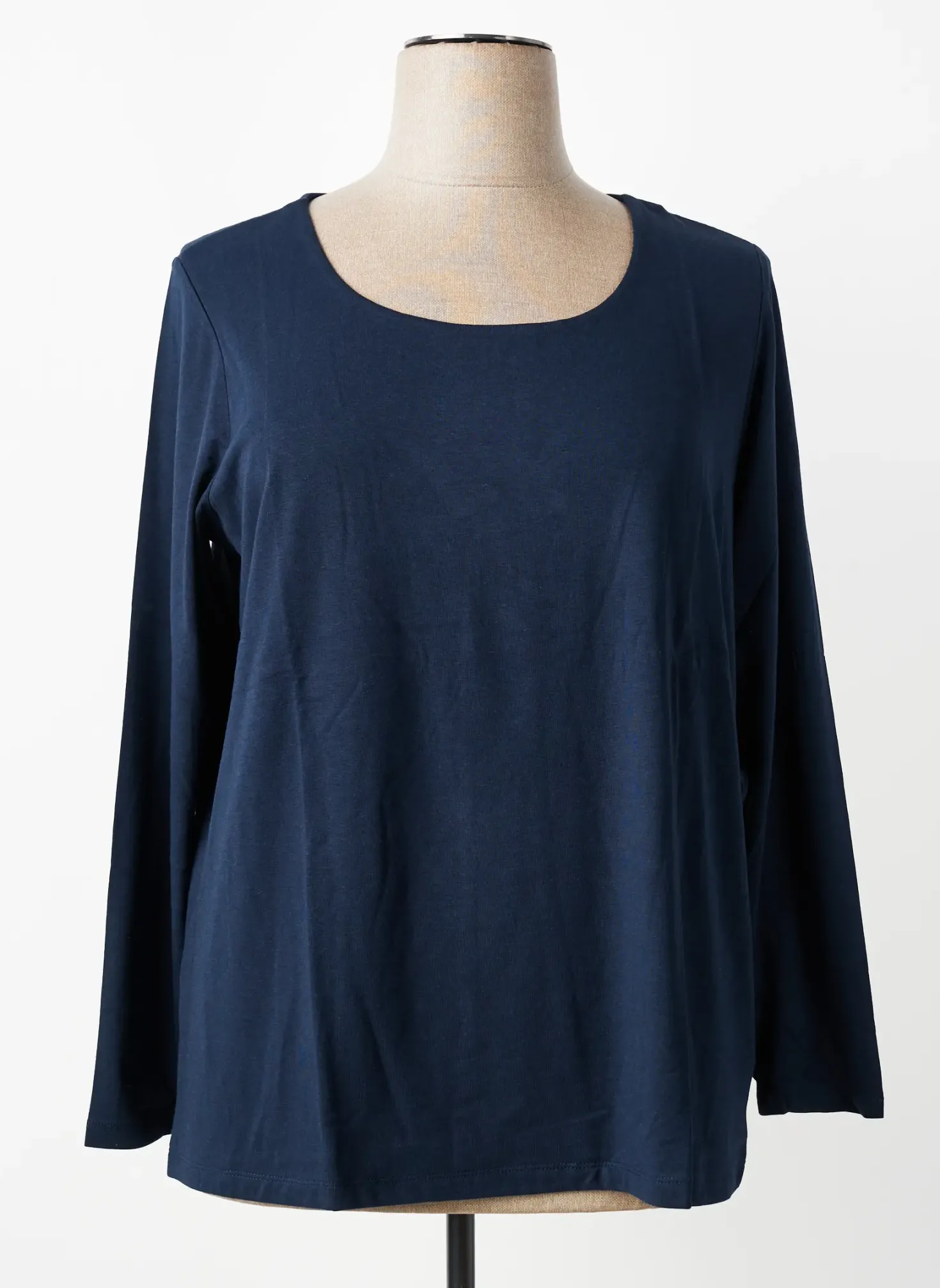 T-shirt Tom Tailor Bleu Manches Longues
