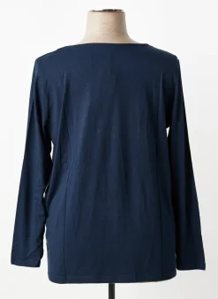 T-shirt Tom Tailor Bleu Manches Longues