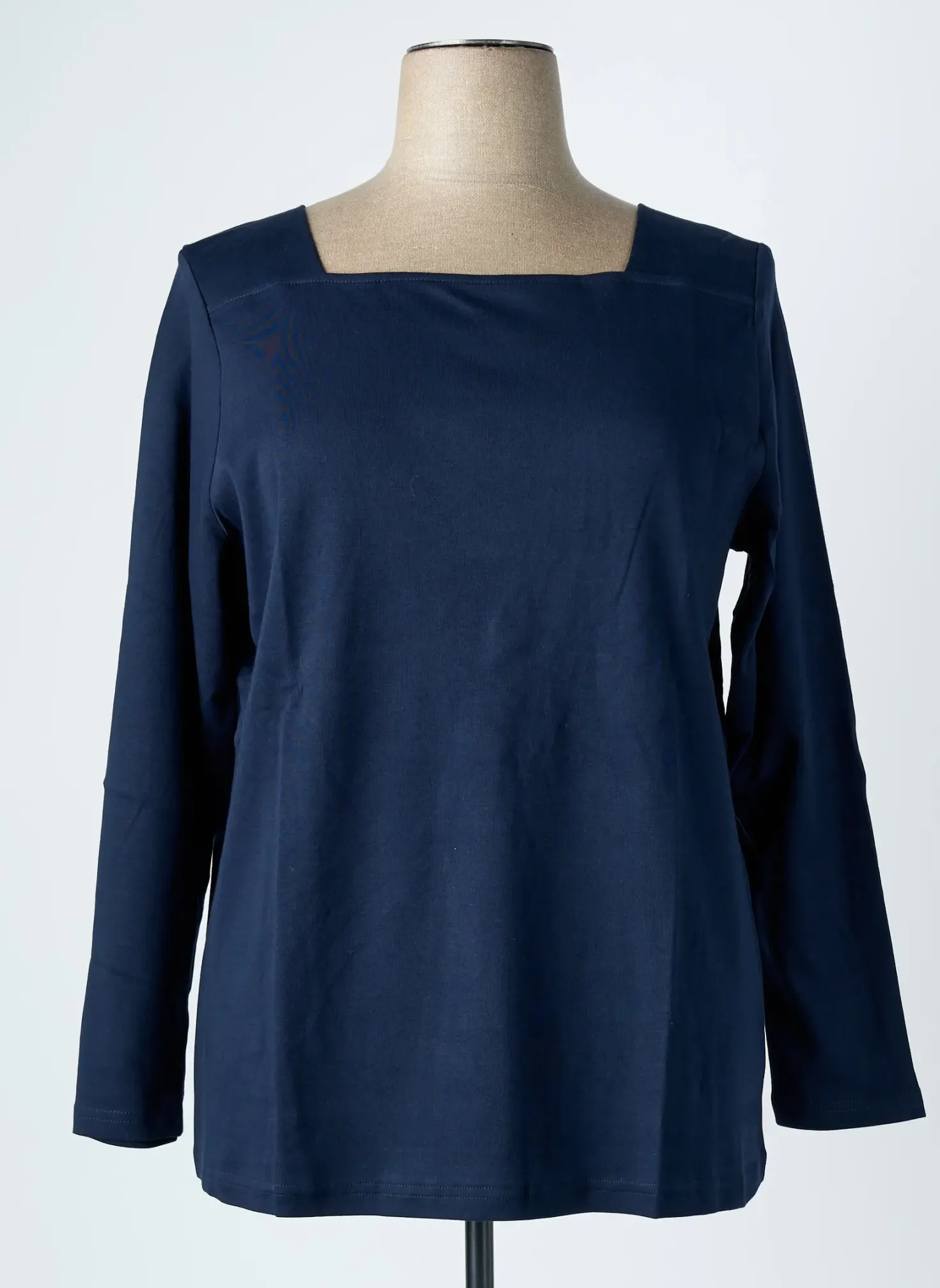 T-shirt Tom Tailor Bleu Manches Longues