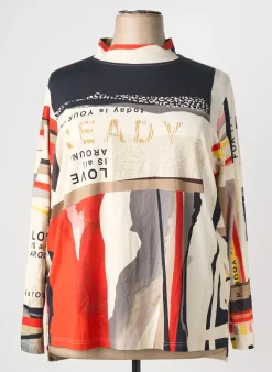 T-shirt Tuzzi Beige Manches Longues