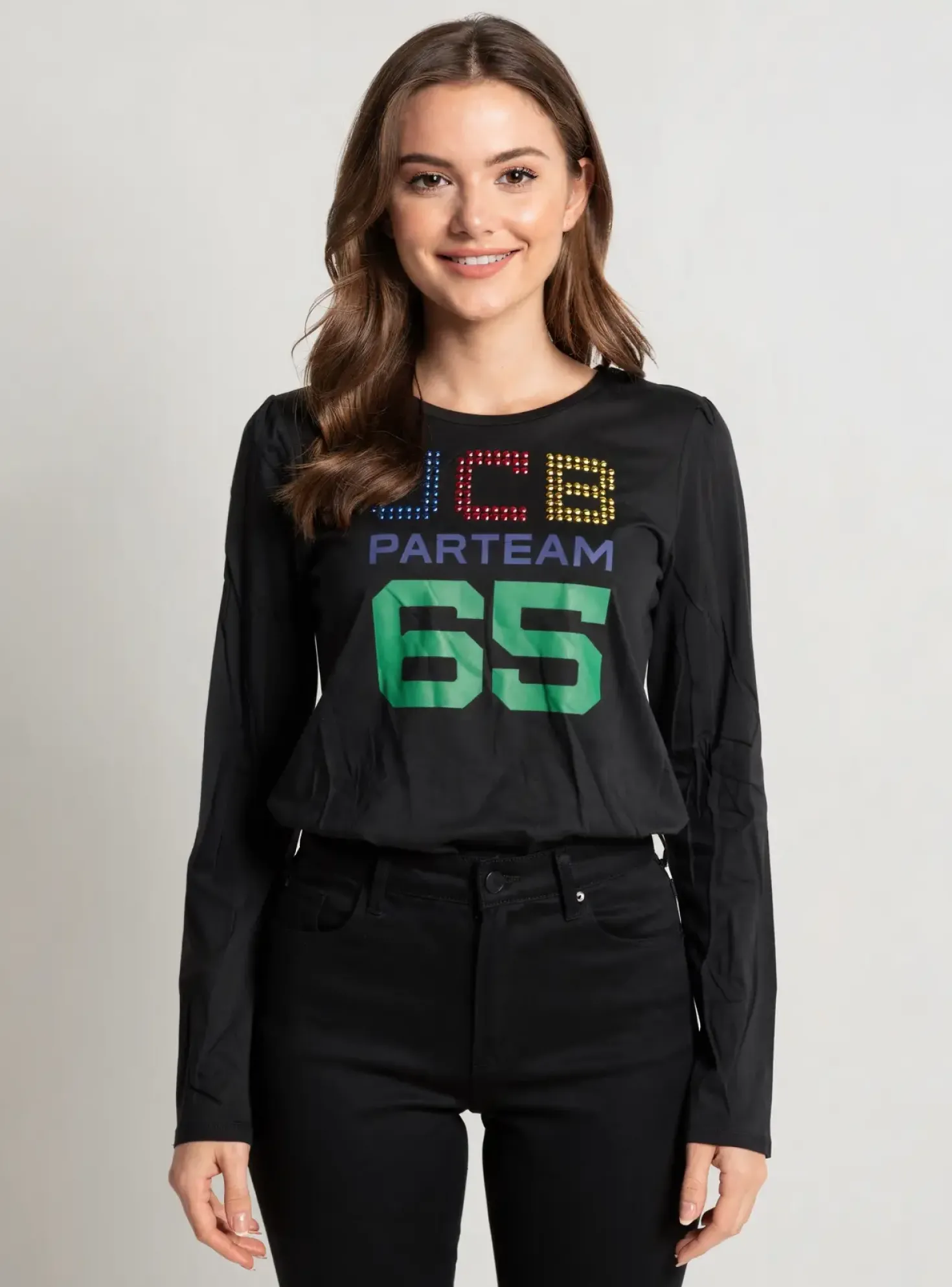 T-shirt United Colors Of Benetton Noir Manches Longues