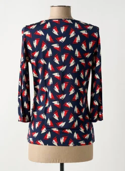 T-shirt Viriato Bleu Manches 3/4