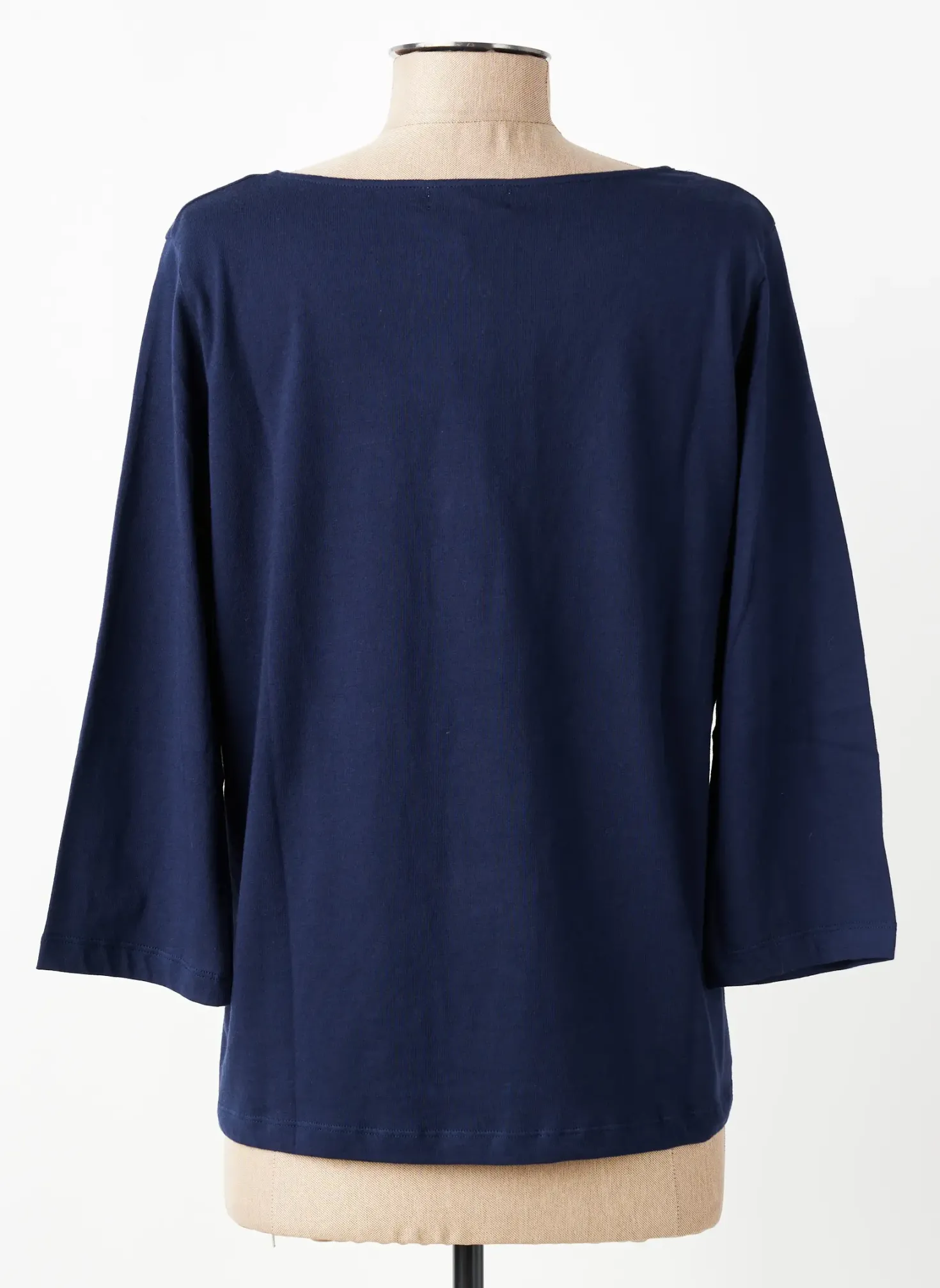T-shirt Yerse Bleu Manches 3/4