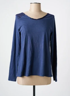 T-shirt Yerse Bleu Manches Longues
