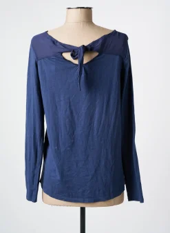 T-shirt Yerse Bleu Manches Longues