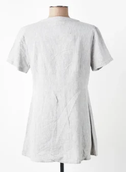Tunique Manches Courtes Aura By Figure Libre Gris