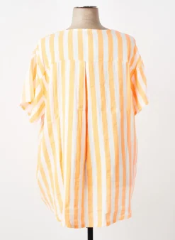 Tunique Manches Courtes New Collection Orange