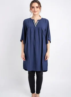 Tunique Manches Courtes Sheego Bleu