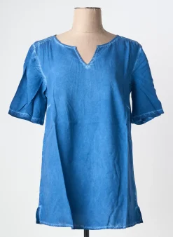 Tunique Manches Courtes Sheego Bleu