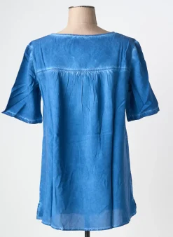 Tunique Manches Courtes Sheego Bleu