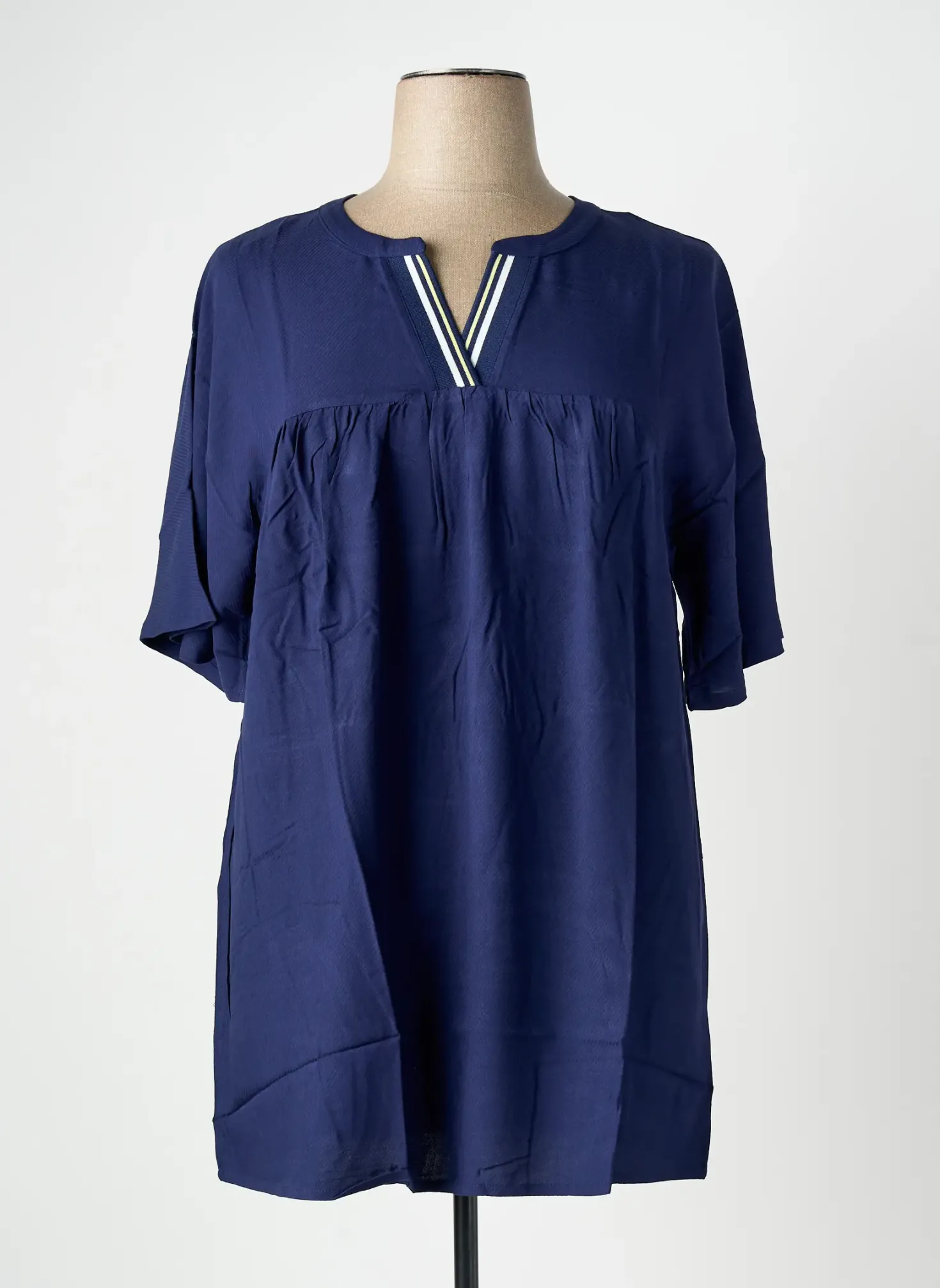 Tunique Manches Courtes Sheego Bleu