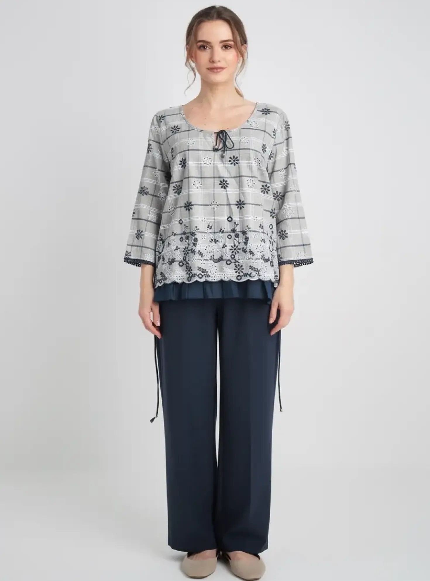 Tunique Manches Longues Aura By Figure Libre Bleu