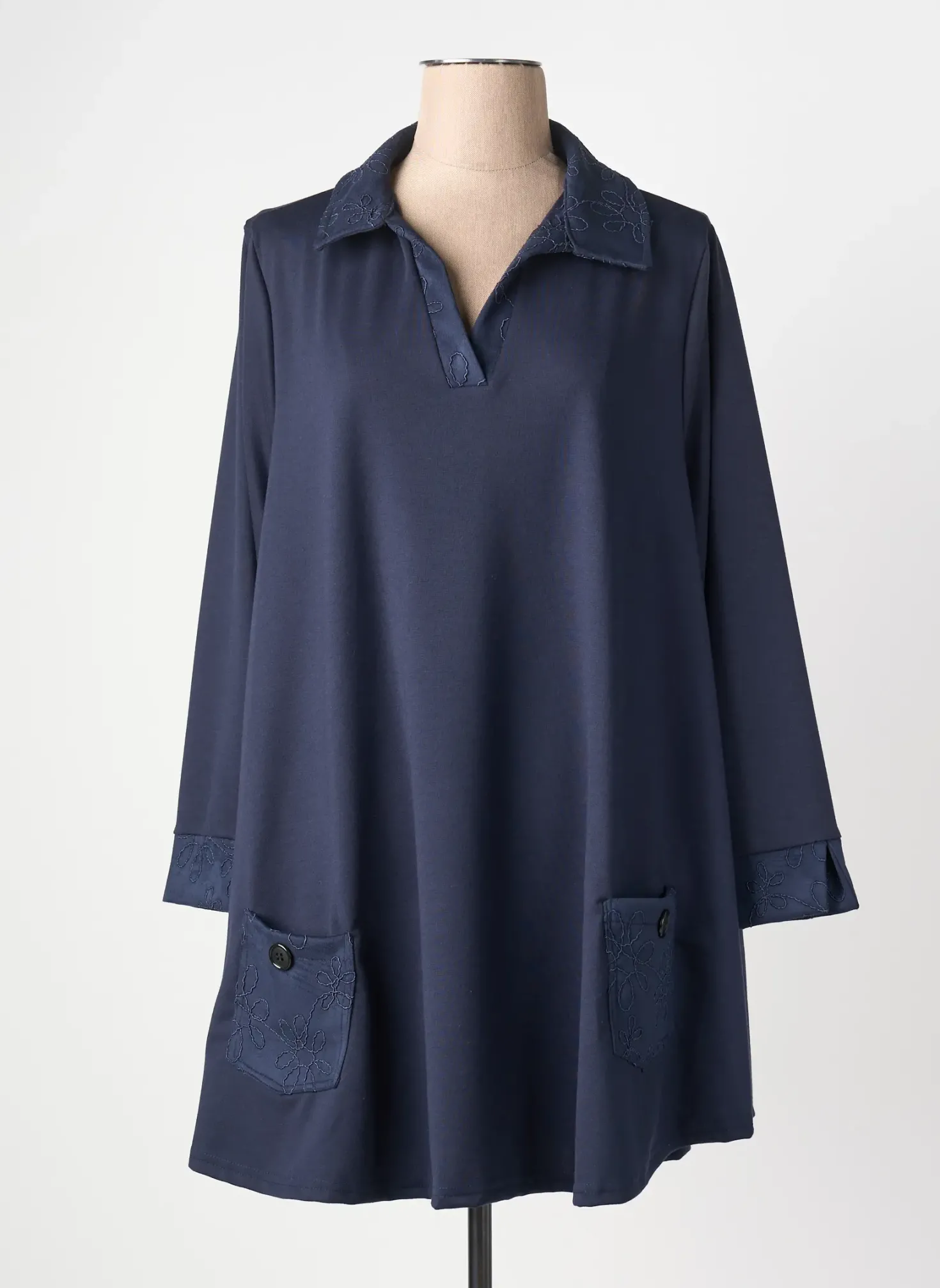 Tunique Manches Longues Jorgie Paris Bleu