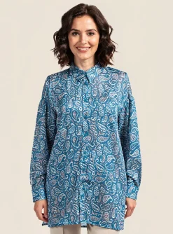 Tunique Manches Longues Molly Bracken Bleu