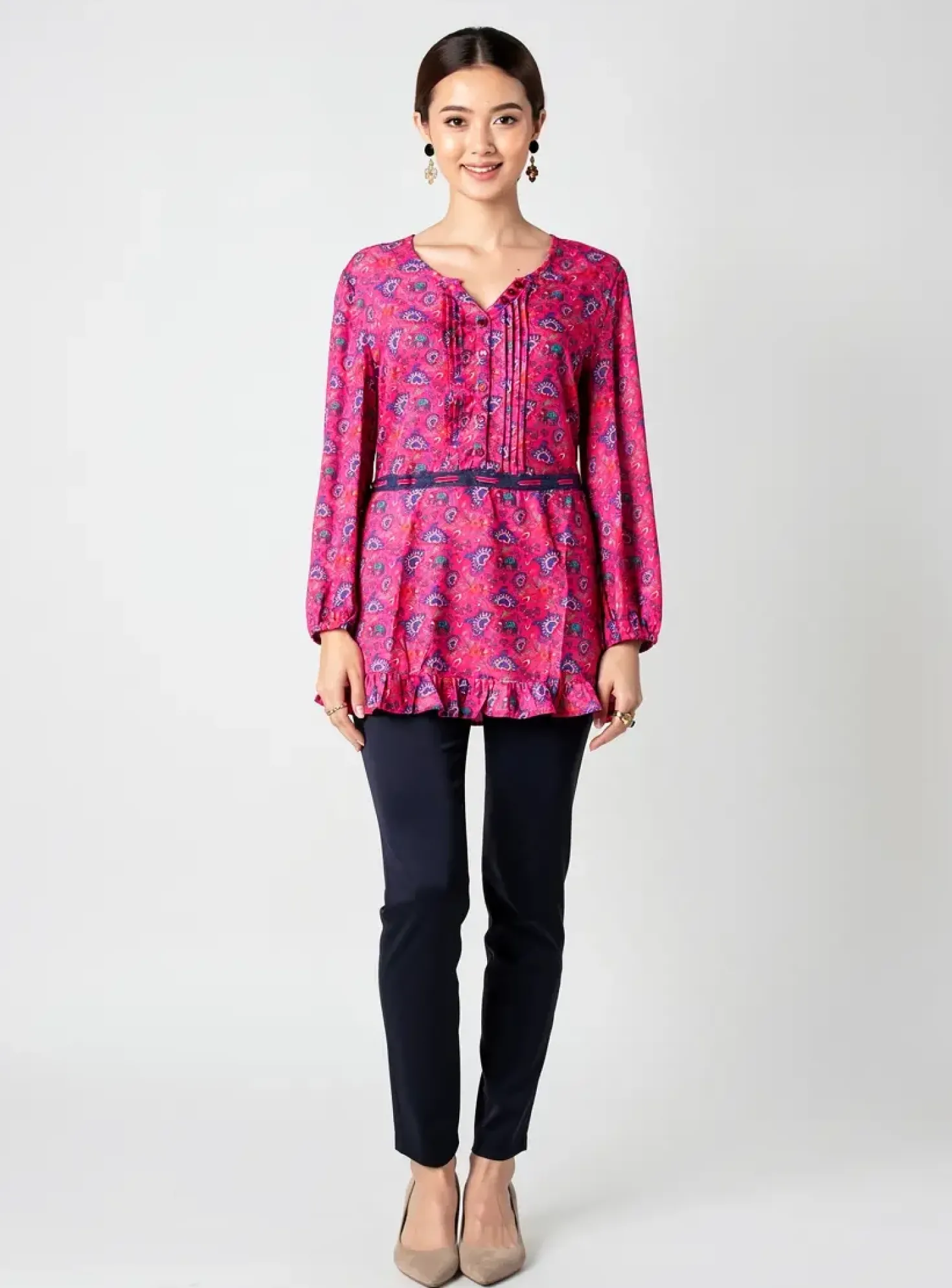 Tunique Manches Longues Sheego Rose
