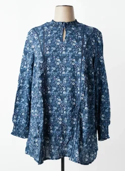Tunique Manches Longues Sheego Bleu