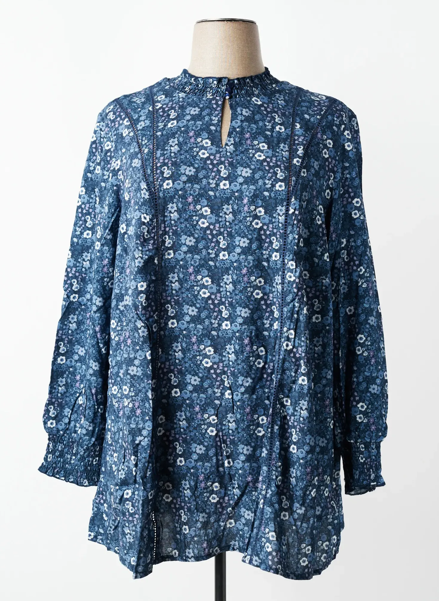 Tunique Manches Longues Sheego Bleu