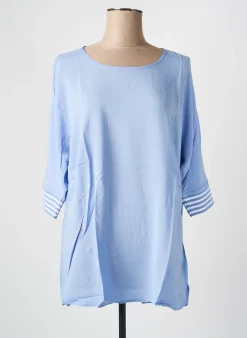 Tunique Manches Longues Sheego Bleu