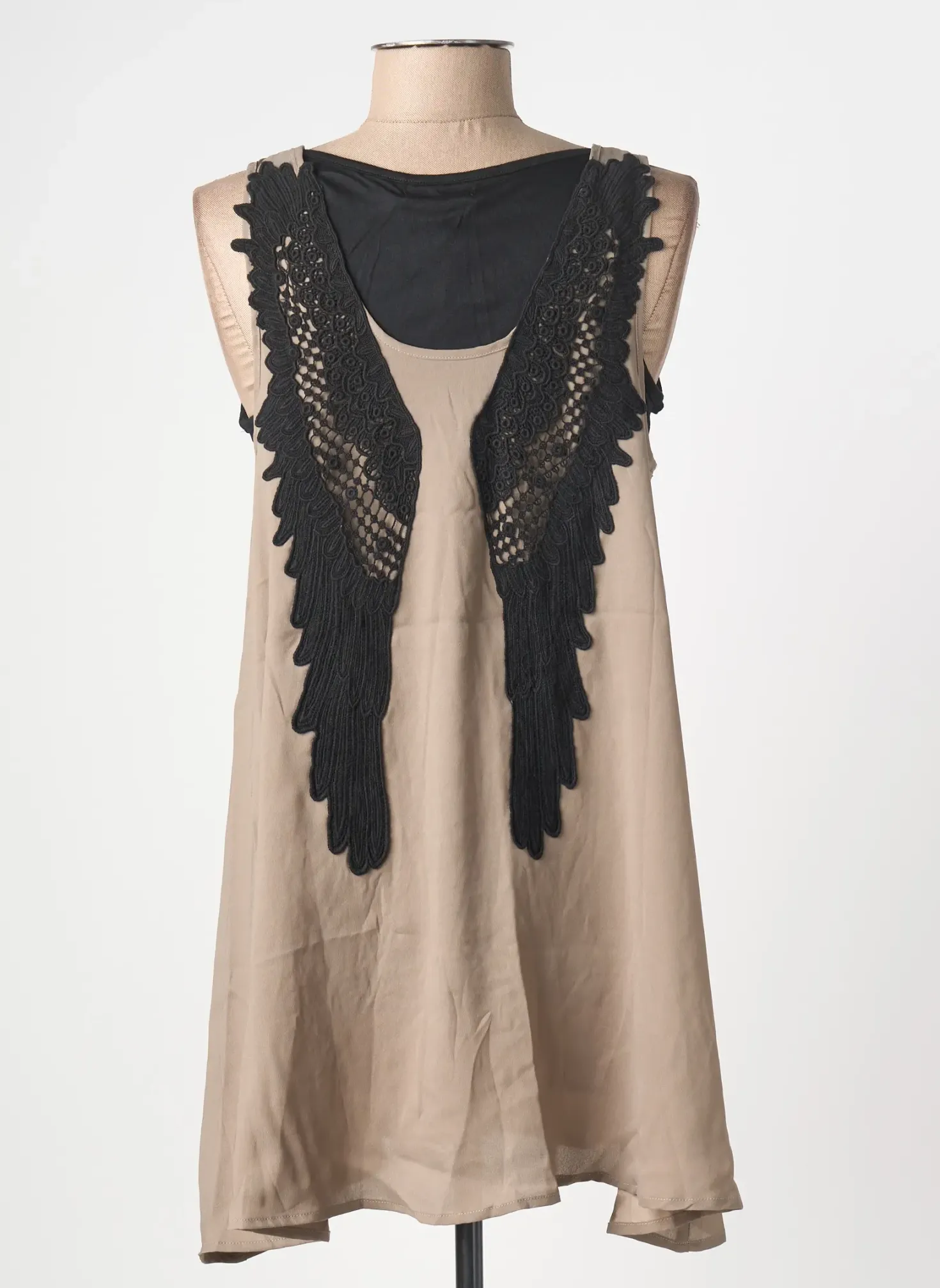 Tunique Sans Manche Ange Beige