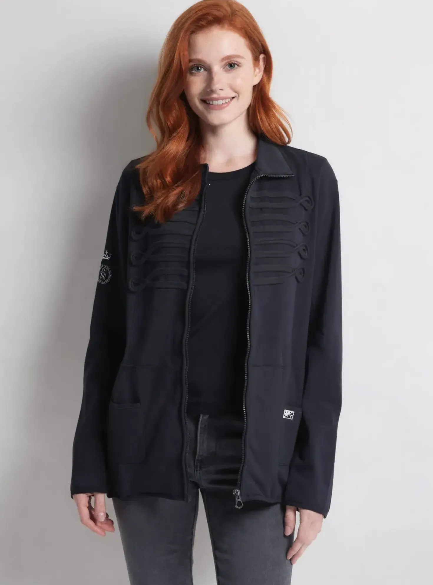 Veste Casual Black Wellis Noir