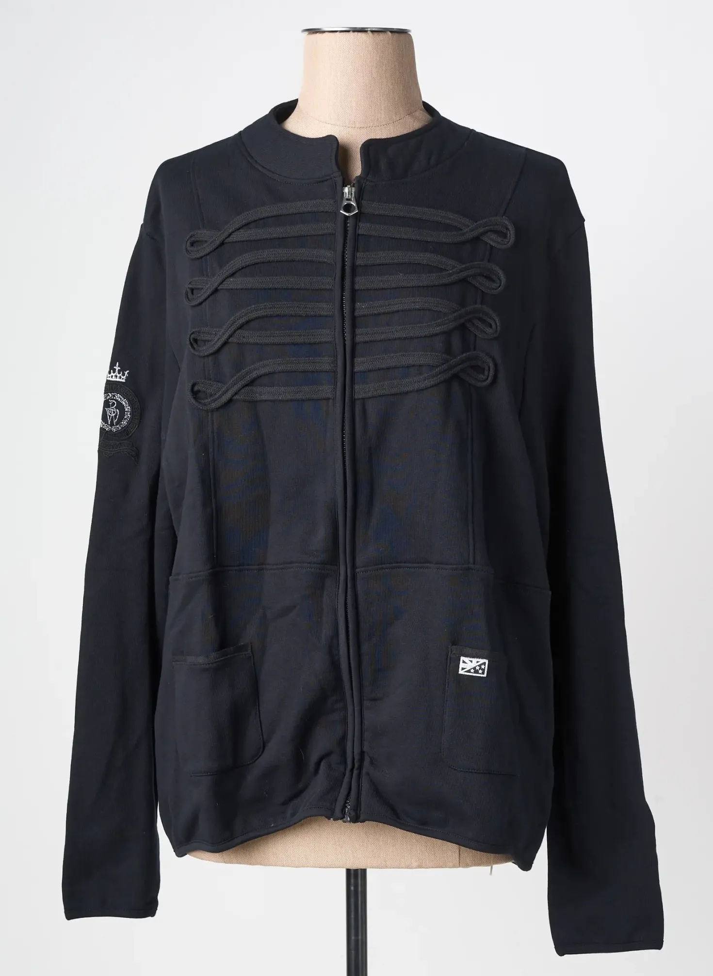 Veste Casual Black Wellis Noir