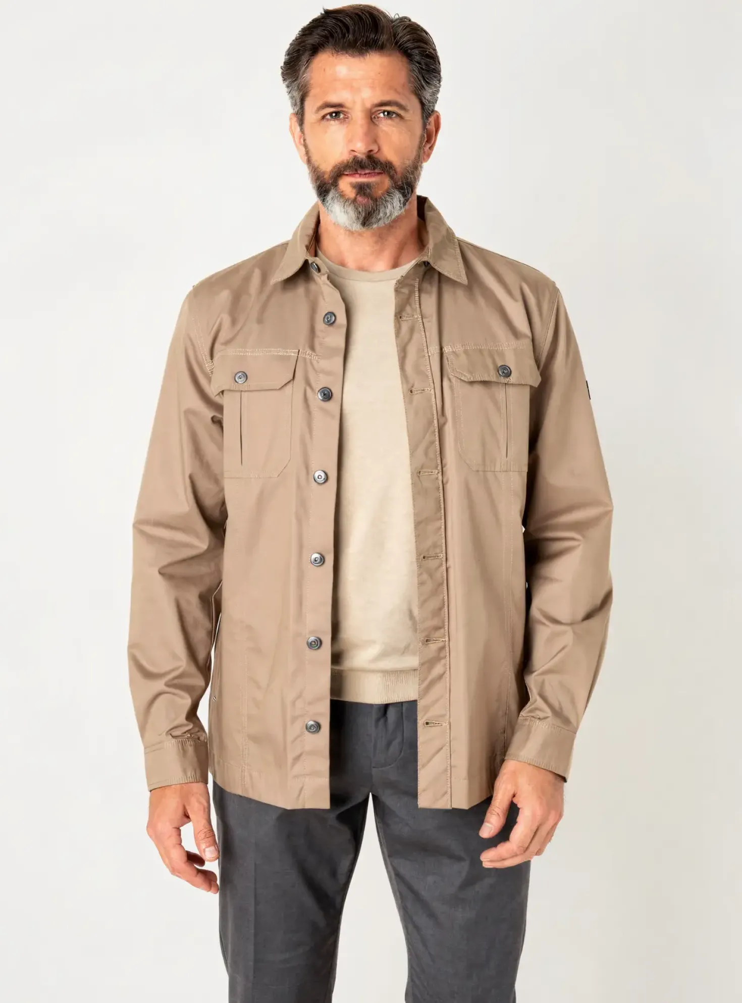 Veste Casual Cofox Gris