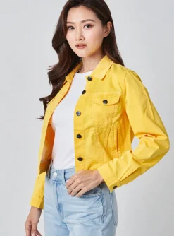 Veste Casual Couturist Jaune