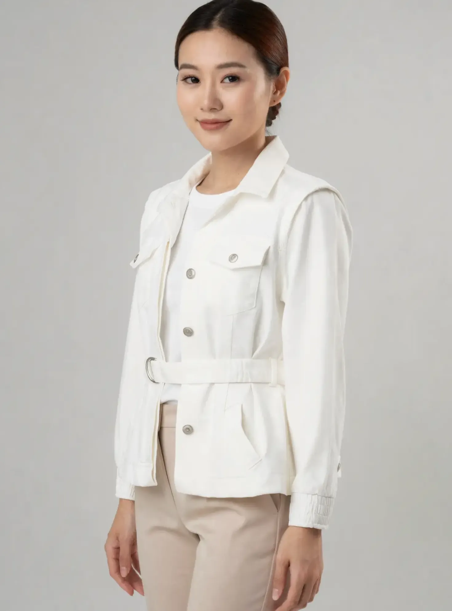 Veste Casual Elora Beige