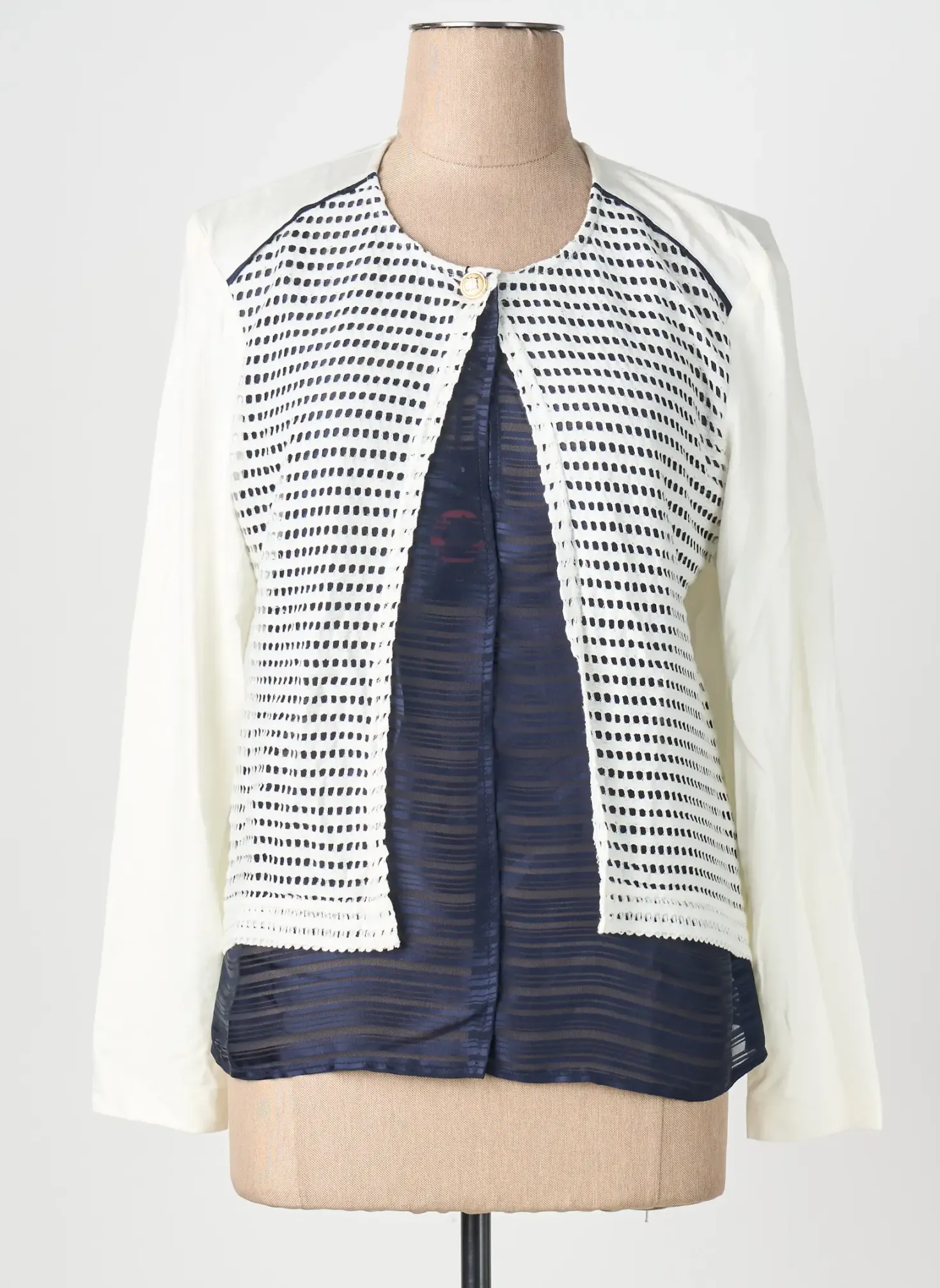 Veste Casual Eugen Klein Blanc
