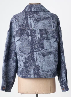 Veste Casual Eva Kayan Bleu