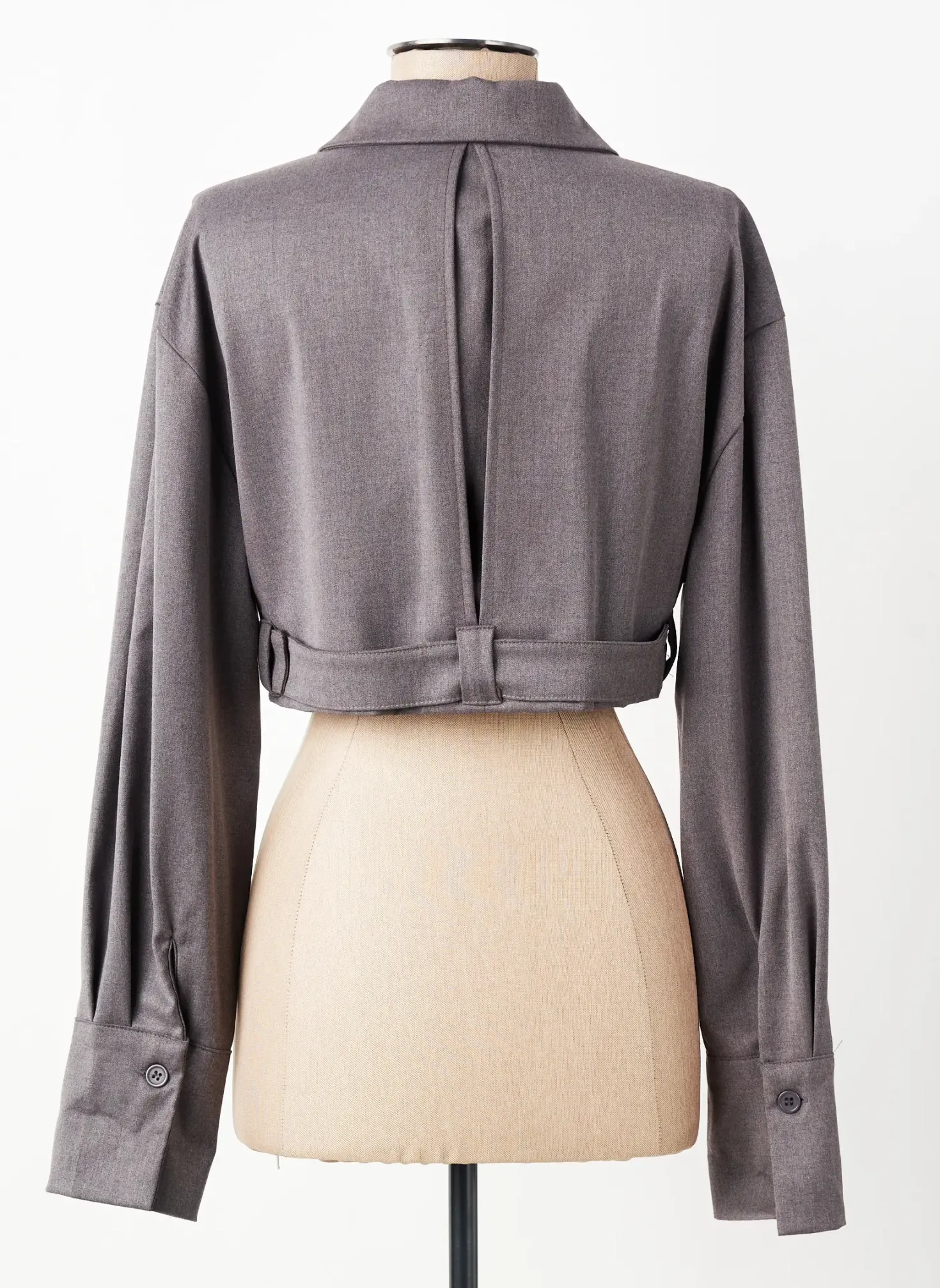 Veste Casual Garconne Gris
