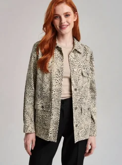 Veste Casual Kaffe Beige