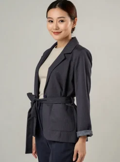 Veste Casual La Fee Maraboutee Bleu