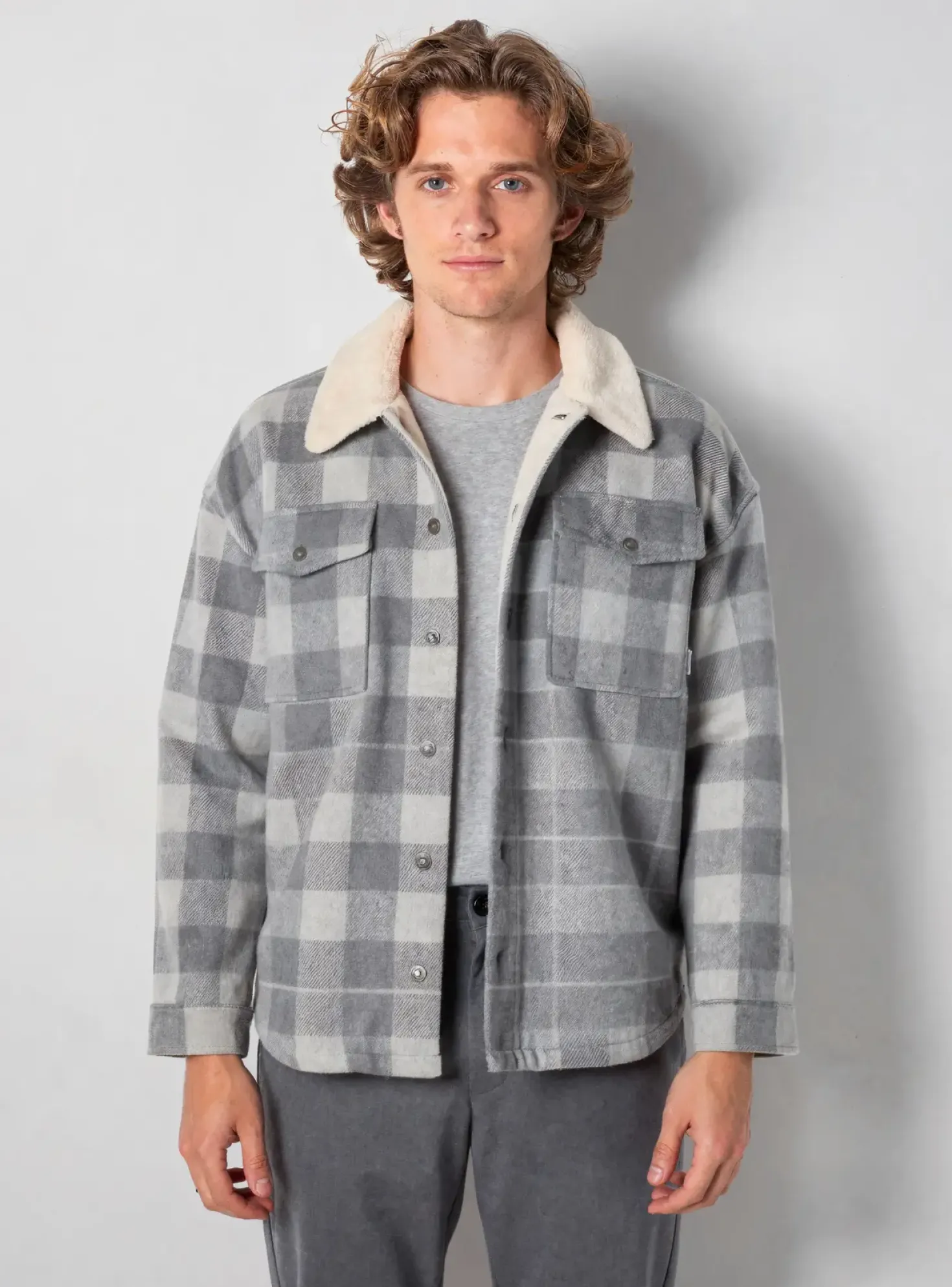 Veste Casual Lee Cooper Gris