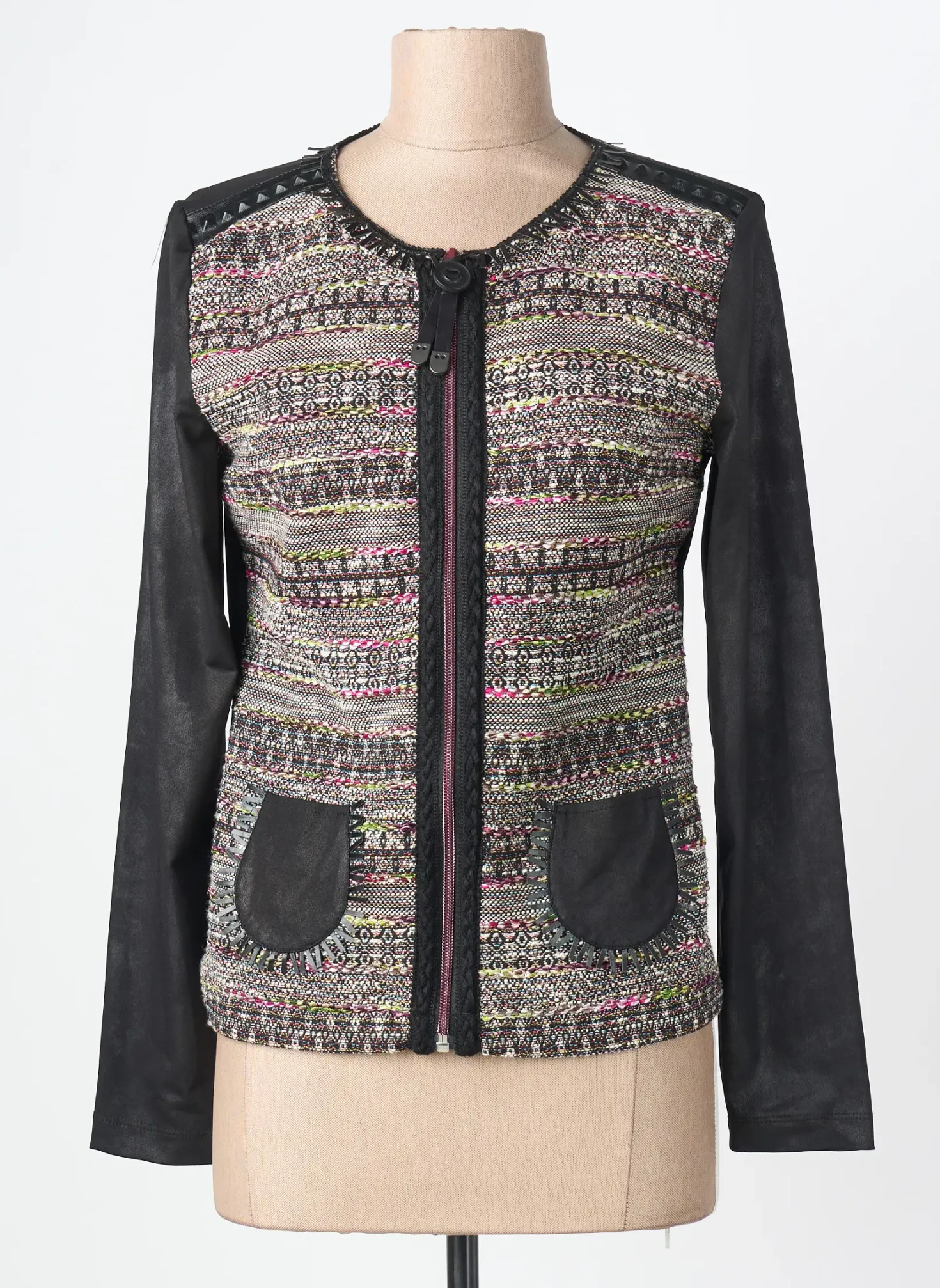 Veste Casual Lo! Les Filles Noir