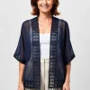 Veste Casual Phildar Bleu