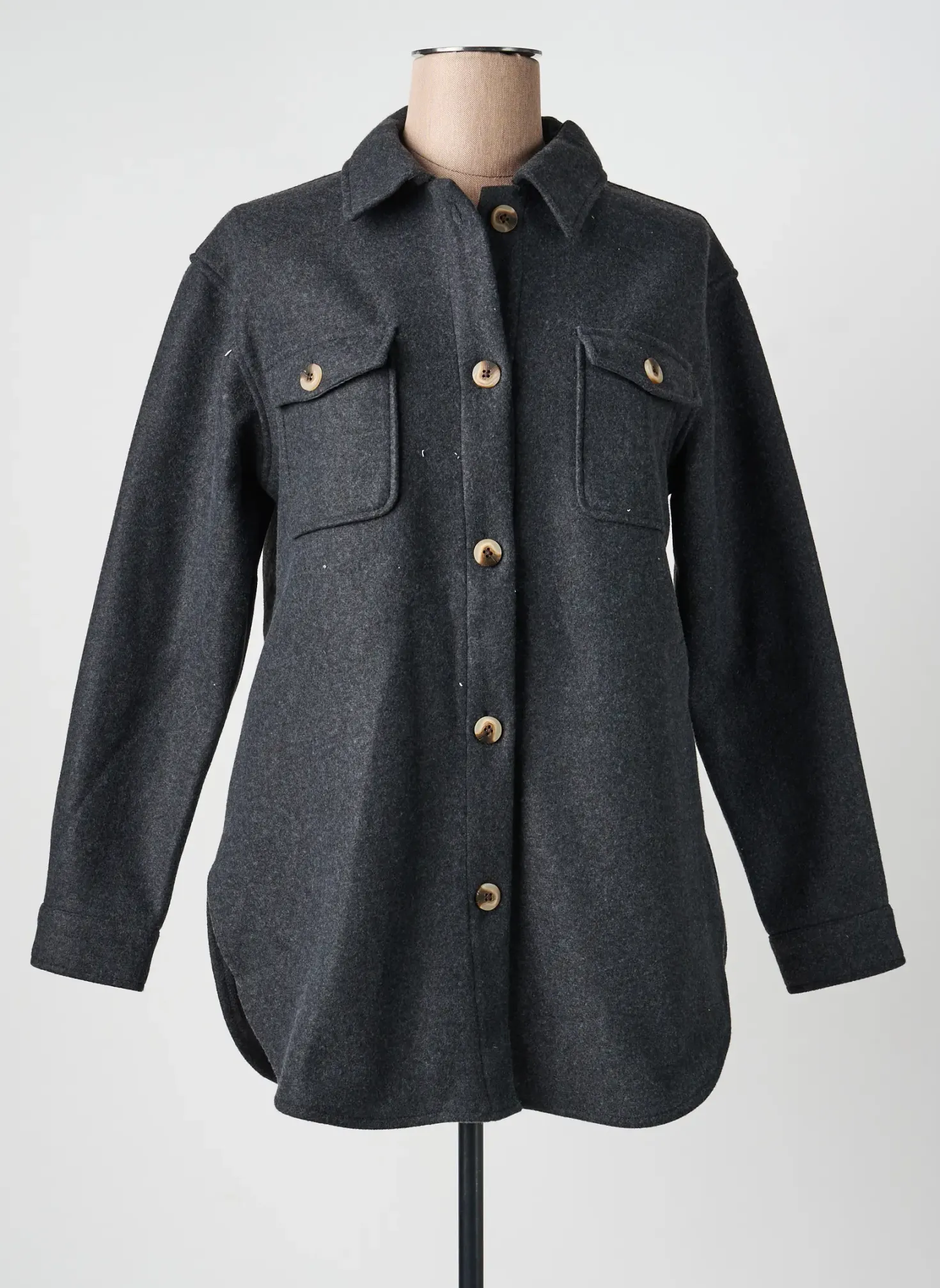 Veste Casual Pieces Gris