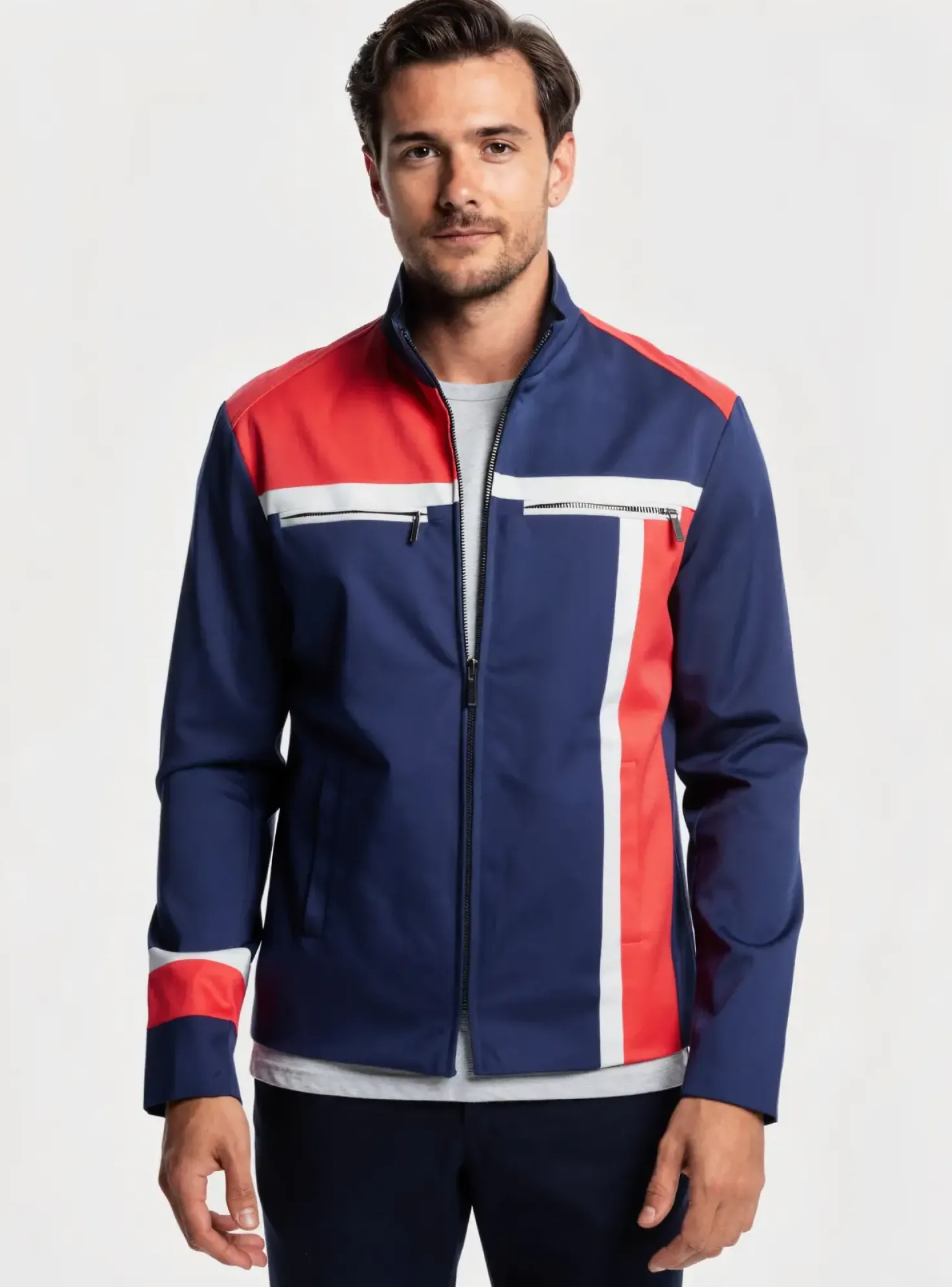 Veste Casual Pierre Talamon Bleu
