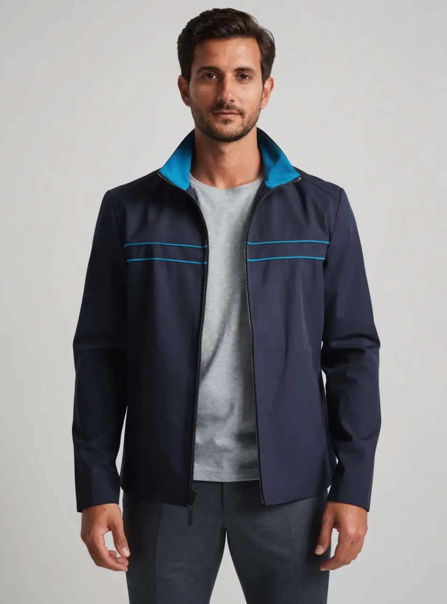 Veste Casual Pierre Talamon Bleu