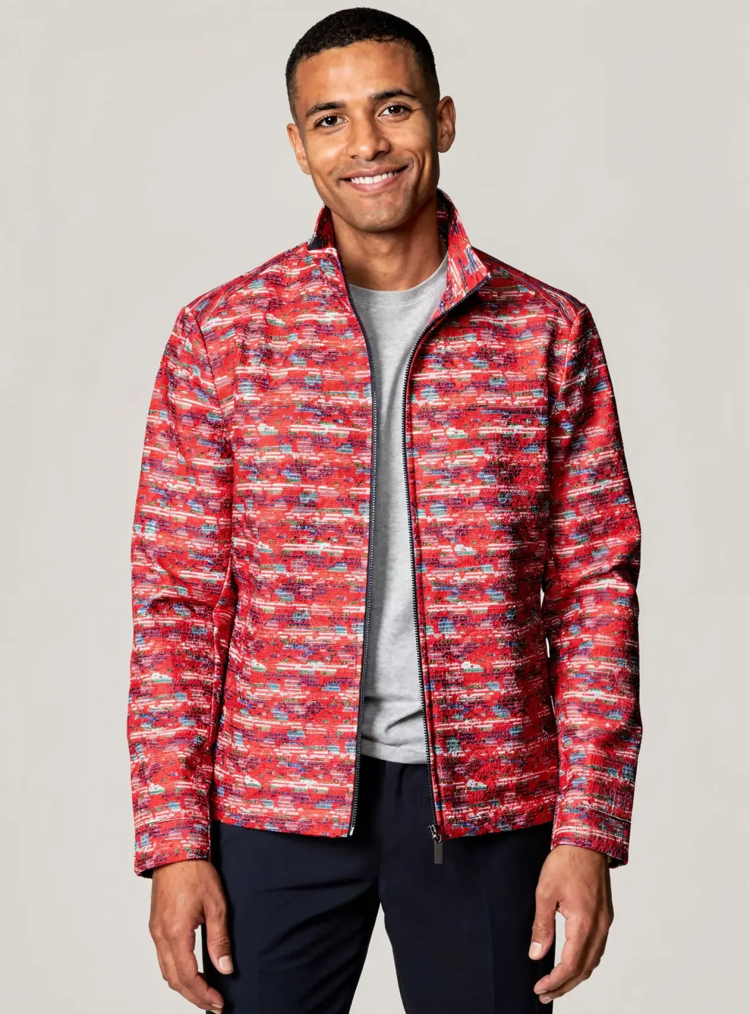 Veste Casual Pierre Talamon Rouge