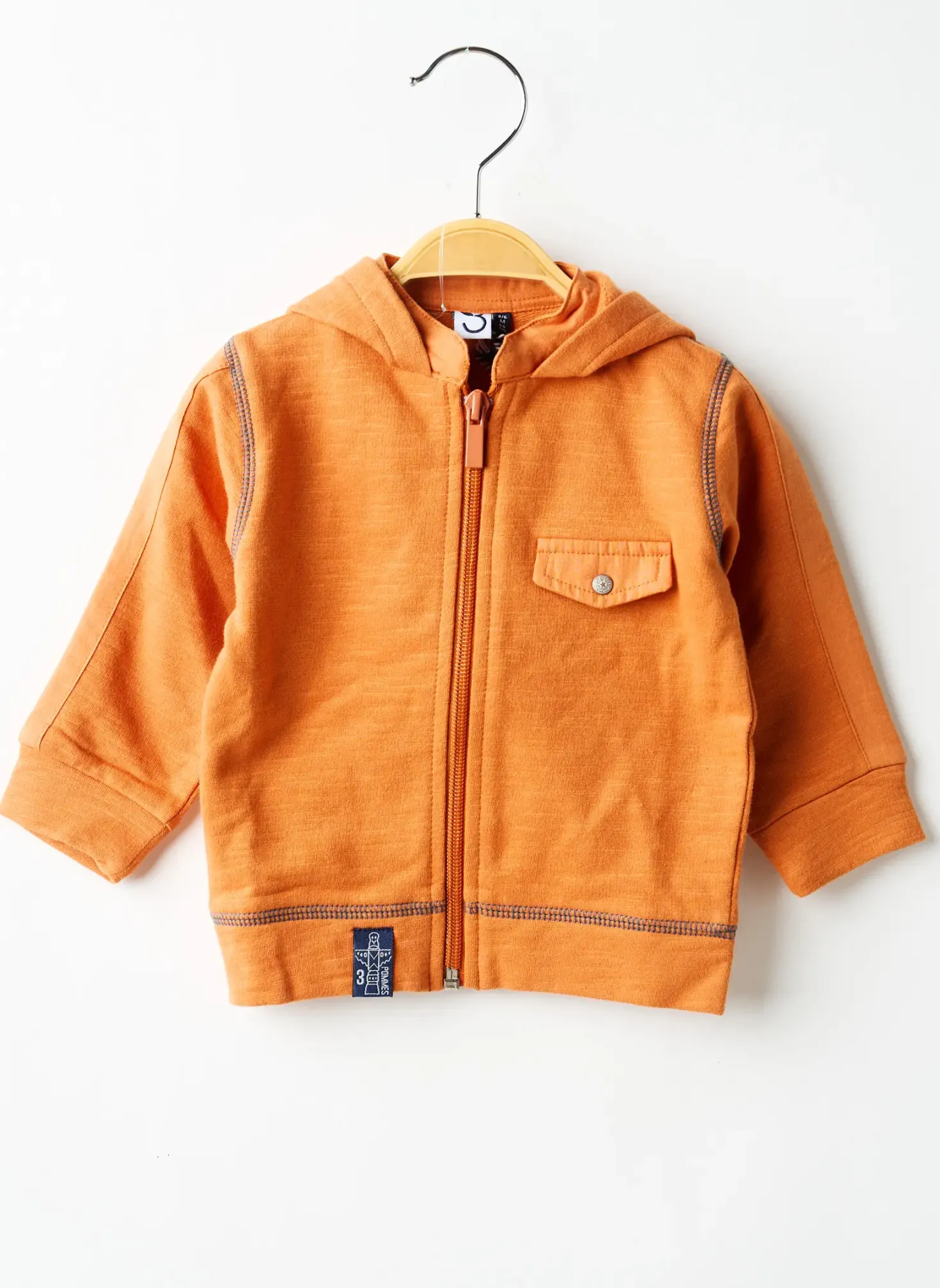 Veste Casual 3 Pommes Orange