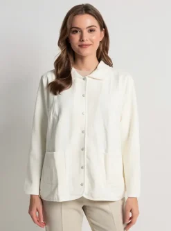 Veste Casual Sheego Blanc