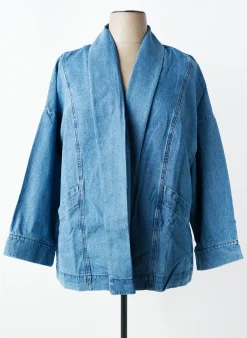 Veste Casual Sheego Bleu