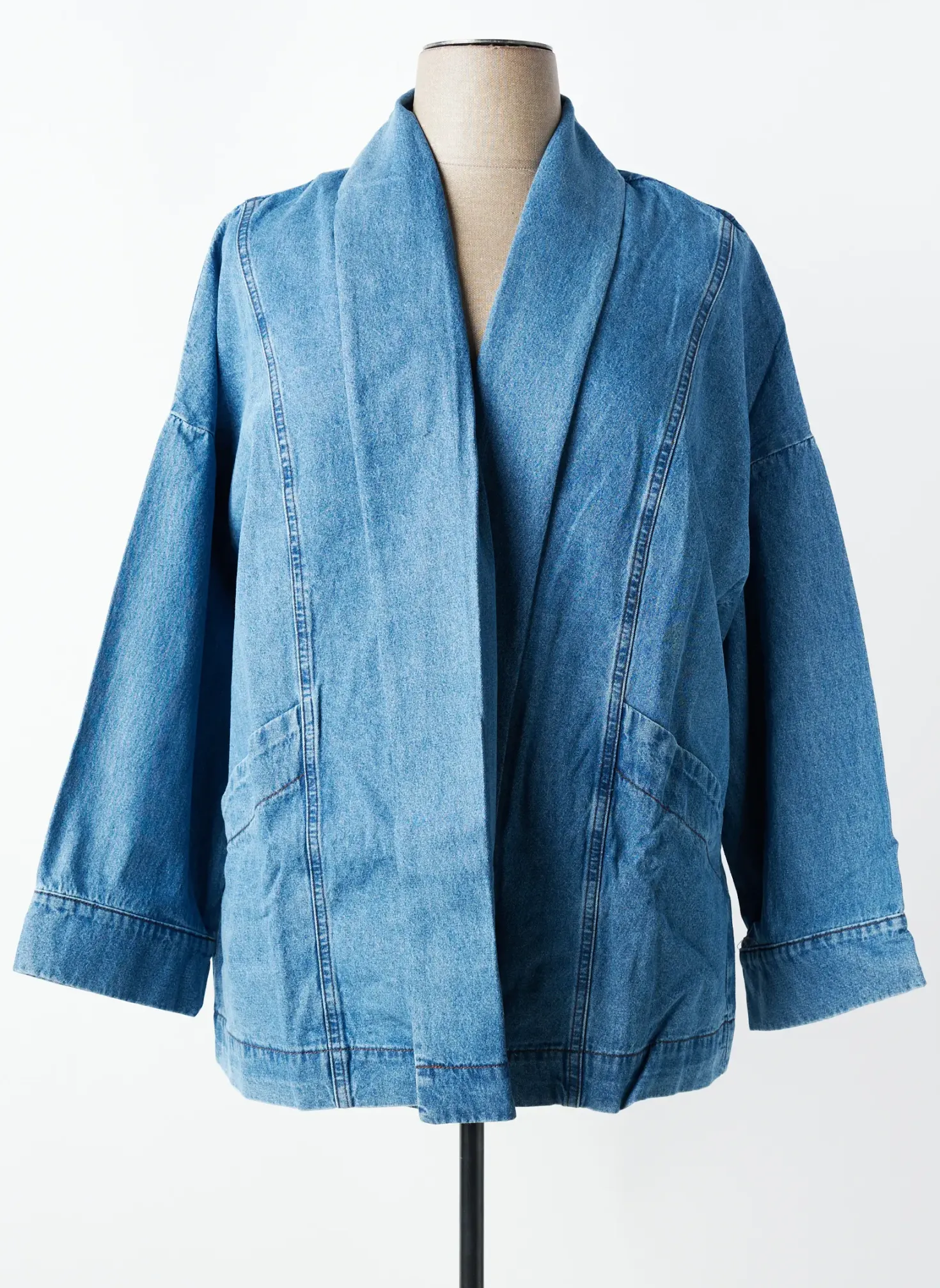 Veste Casual Sheego Bleu
