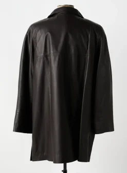Veste En Cuir Partner's Marron