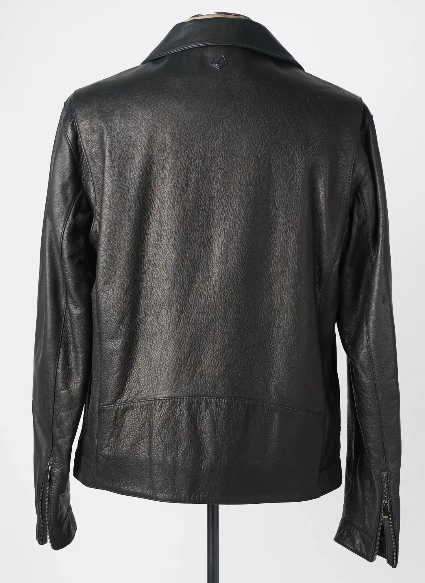 Veste En Cuir Z Zegna Noir