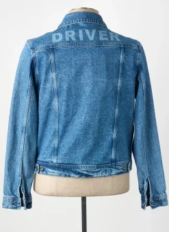 Veste En Jean Delahaye Beige