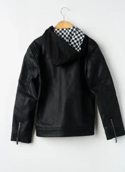 Veste Simili Cuir Losan Noir